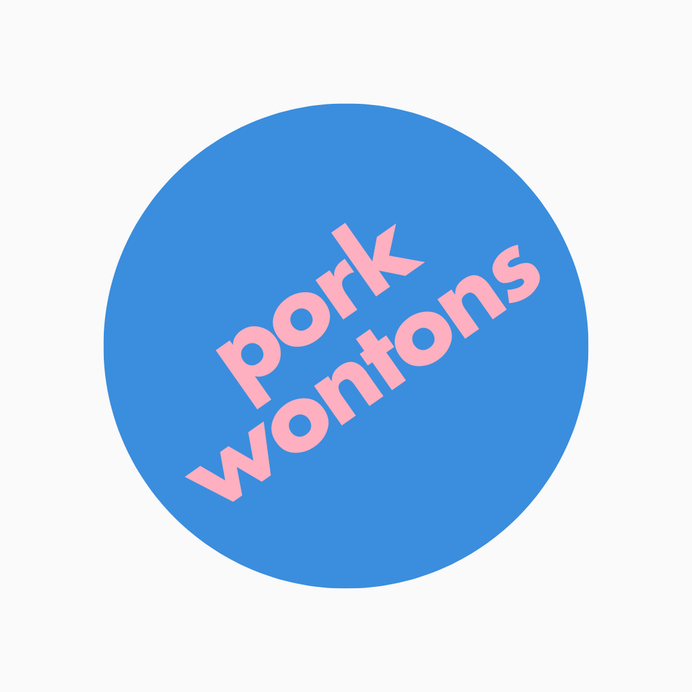 Pork, Ginger, and Scallion Wontons